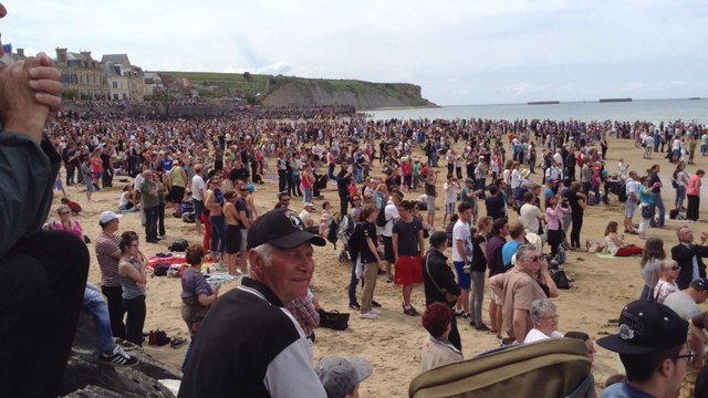La patrouille de France à Arromanches