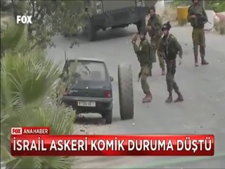 İsrail askeri komik duruma düştü