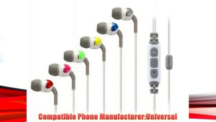 Best buy Scosche IDR356M Sport Increased Dynamic Range Earphones with tapLINE 3 (White),