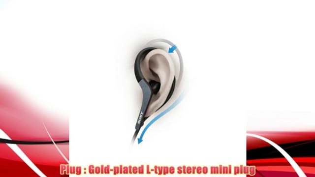 Best buy Sony MDR-AS400EX/B Sports Headphones with Adjustable Ear Loop,