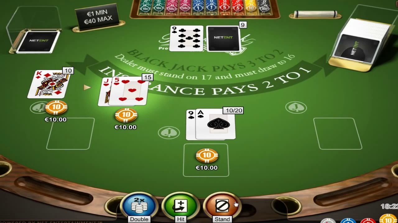 Blackjack Pro -card game from NetEnt