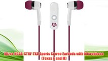 Best buy Mizco NCAA-STHF-TXA Sports Stereo Earbuds with Microphone (Texas A and M),