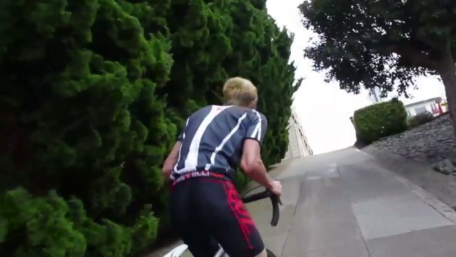 Bike up an amazing hill : 38% Gradient! Insane!