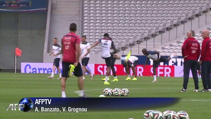 França treina para amistoso final