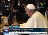 Audiencia papal a Enrique Peña; Francisco habló de libertad religiosa