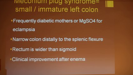 Pediatric GI Obstruction - Natalia Simanovsky - Tuesday 28th January - Part 1