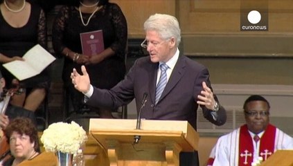 Tributes to Maya Angelou at star-studded US memorial service