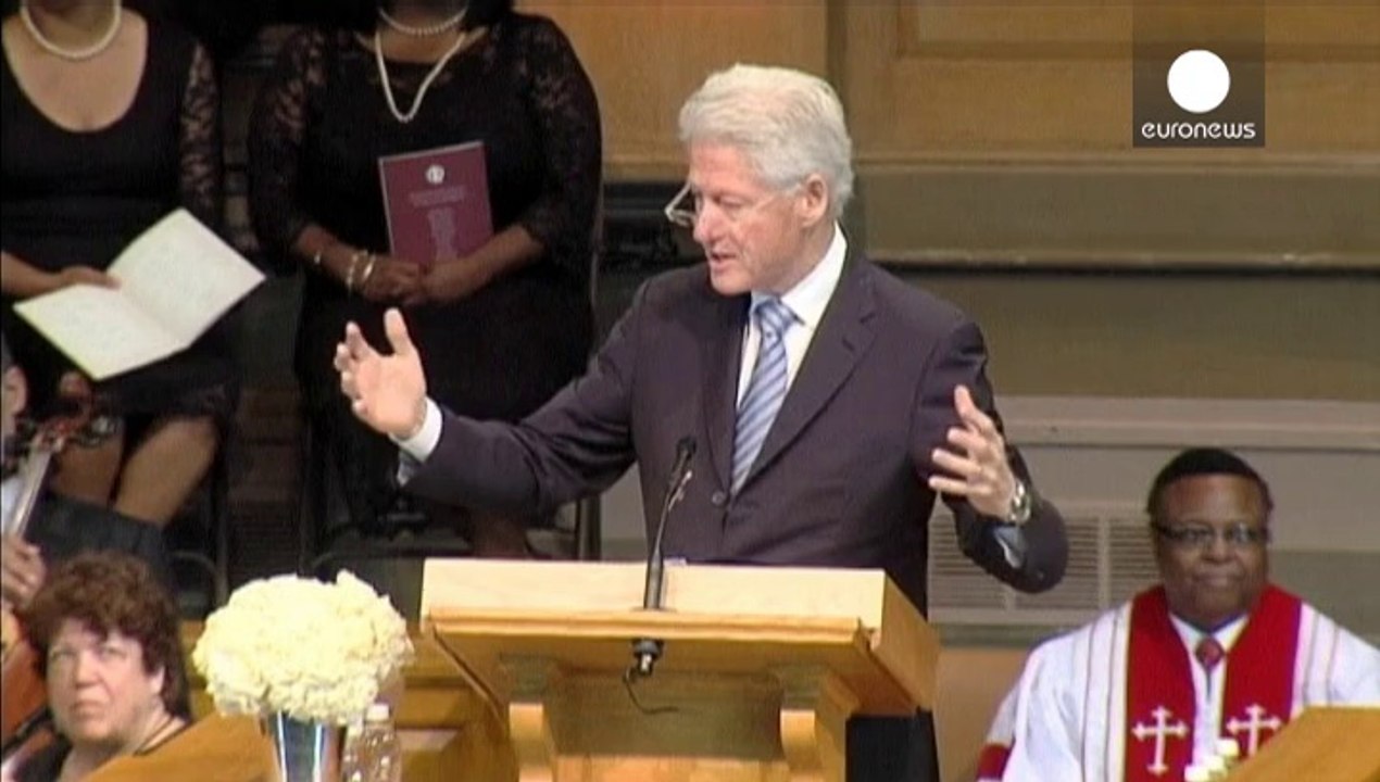 Tributes to Maya Angelou at star-studded US memorial service