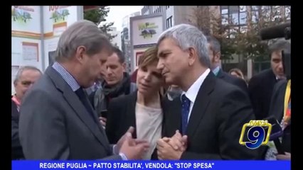 Download Video: Regione Puglia | Patto di Stabilità, Vendola: 