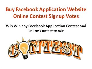 Buy Facebook Votes