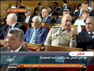 #صوت_الناس -  وصول وزير الداخلية و د / الجنزوري والشخصيات العامة المصرية