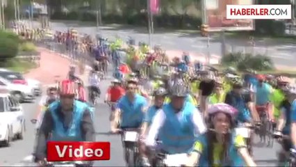 10 Bin Bisikletli, Boğaz Köprüsü'nden Geçti