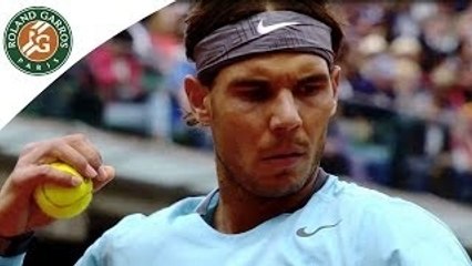 2014 French Open .Rafael Nadal's road to the Final