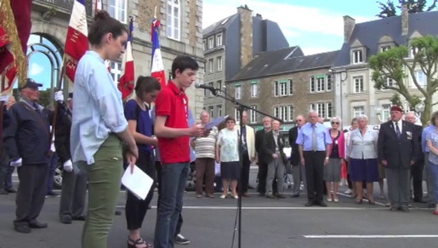 70ème anniversaire des bombardements à Avranches - place Littré - samedi 7 juin 2014