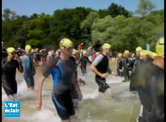Triathlon des lacs : le départ du sprint