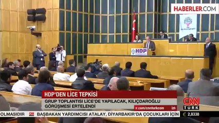 HDP, Meclis Grubunu Lice'de Topluyor