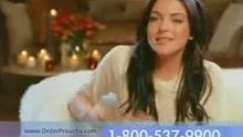 Lindsay Lohan in Proactiv Solution Comme