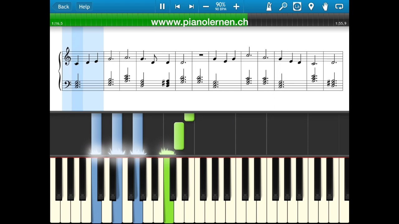Morning has broken - linke Hand Chords