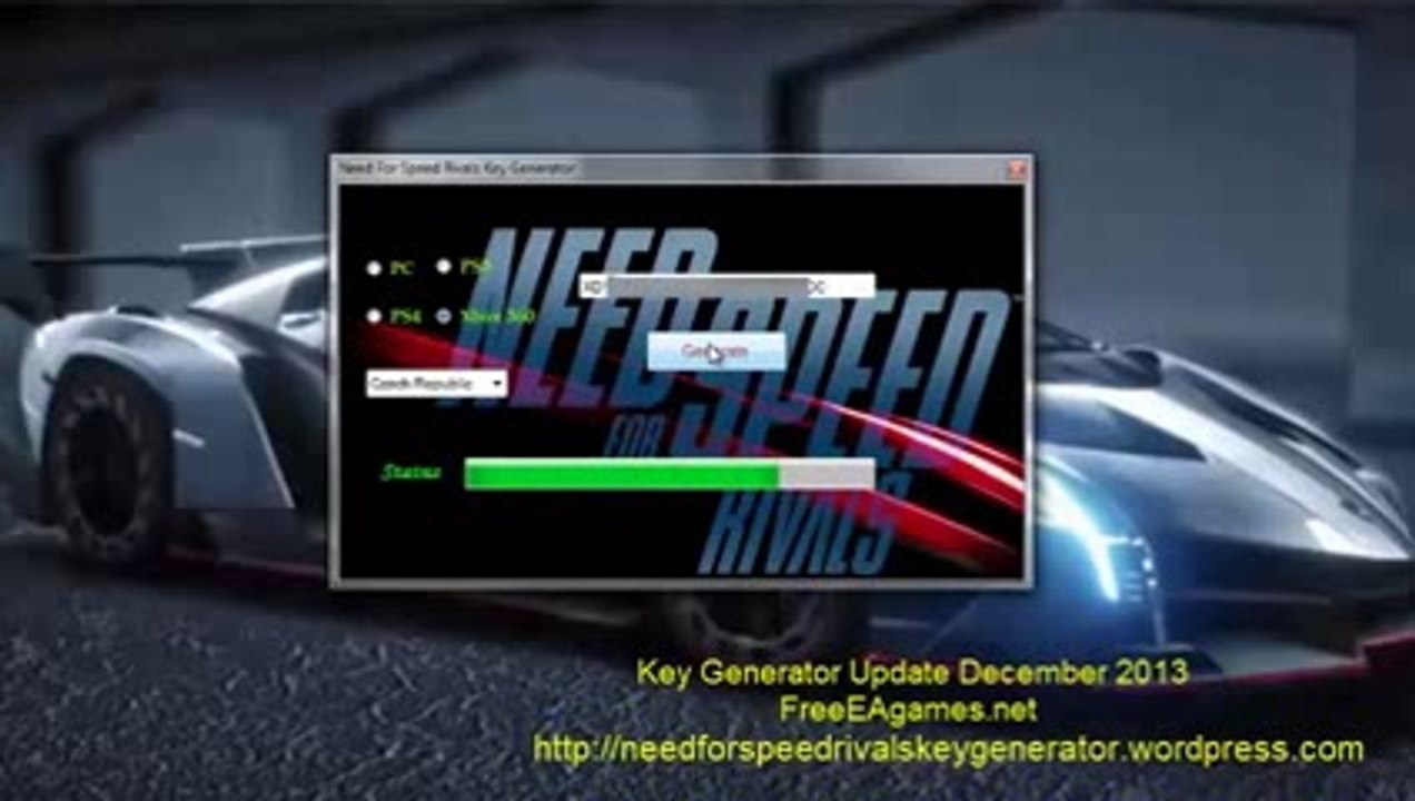 Working ] Need For Speed Rivals Key Generator Update December 2013 [ Working ]