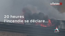 Aubervilliers (93)  20H : un violent incendie se déclare