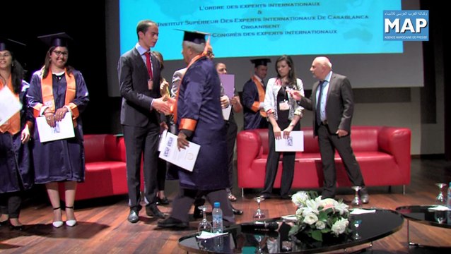 Remise des diplômes aux lauréats de la 1ère promotion d'experts internationaux marocains