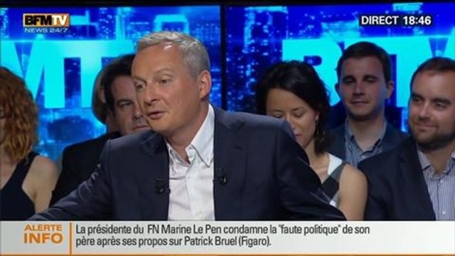 BFM Politique: L'interview de Bruno Le Maire par Christophe Ono-dit-Biot du Point - 08/06 3/6