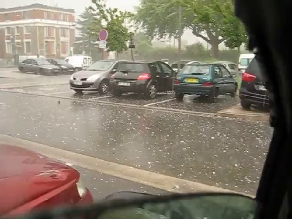 Averse de grêle - yvelines 08.06.2014