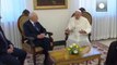 Vatican : Israéliens et Palestiniens prient avec le pape François