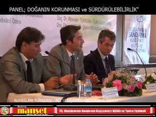 3-PANEL ''DOGANIN KORUNMASI ve SÜRDÜREBİLİRLİK''
