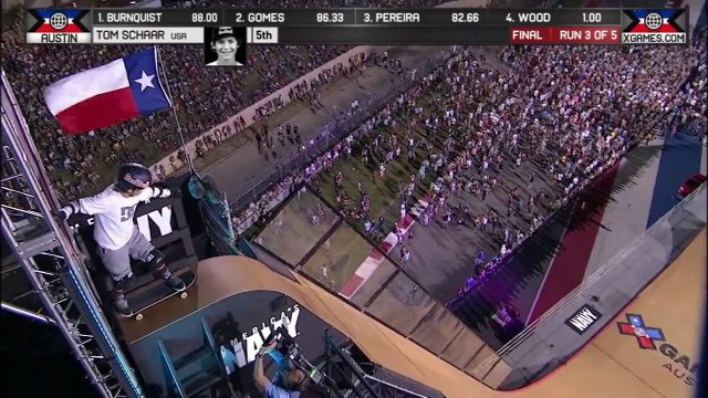 Winner of X Games Skateboard Big Air! Awesome...