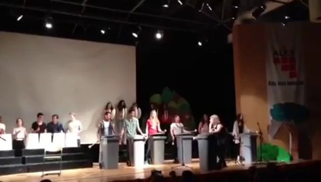 EBRU AYARCI - ÖZEL ALEV OKULLARI İLE YIL SONU RİTİM - PERKÜSYON GÖSTERİSİ FİNALİ: TRASH PERCUSSION