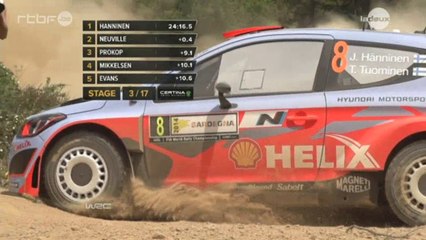 WRC Sardaigne 2014 [Résumé TV - RTBF.be]
