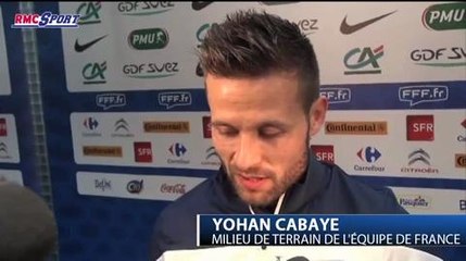 Football / Equipe de France / Cabaye : "Ne pas s'enflammer" 08/06