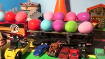 Pixar Cars 18 Surprise Eggs with Lightning McQueen Micro Drifters The Haulers and more