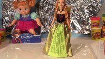 Frozen Disney Princess Anna with rare Color Magic Wand , and Baby Anna from Disney Frozen