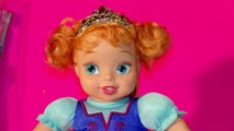 Frozen Disney Princess Anna as a Baby and Frozen Princess Anna Doll, and Olah makes an appearance