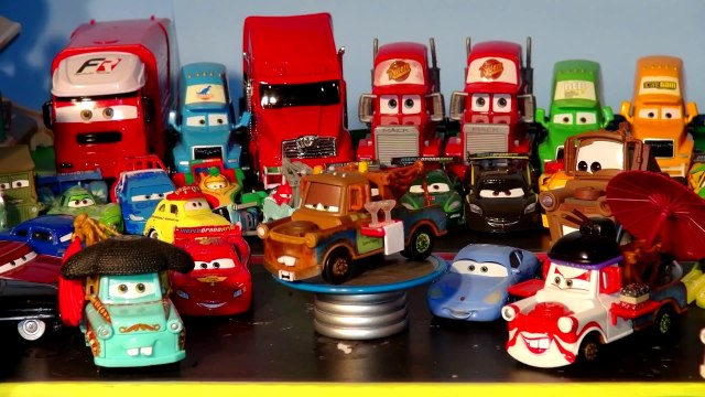 Pixar Cars Lightning McQueen introducing Waiter Mater, a new Mater for our collection of Maters