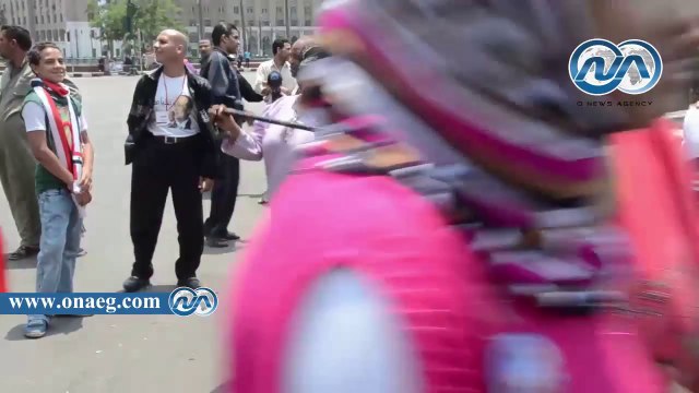 شاهد|| سيدة ترقص باليه بالتحرير احتفالاً بتنصيب السيسي