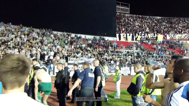 Grobari i igrači | Radnički Niš -Partizan 30.10.2013