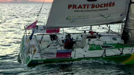 1er coucher de soleil de la 45ème édition (Etape #1)