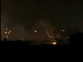 Karachi Airport Attack  Fire Near Planes