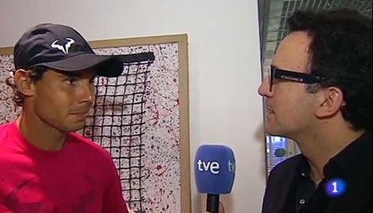 Rafael Nadal Interview for RTVE After his Victory at RG14