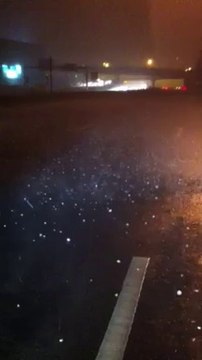 Intempéries : la grêle s'abat sur le périphérique parisien