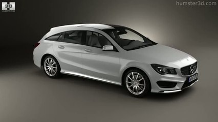Aperçu vidéo très réaliste de la Mercedes CLA Shooting Brake