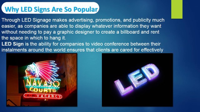 LED Signs | Plays An Important Role in the Success Of Business