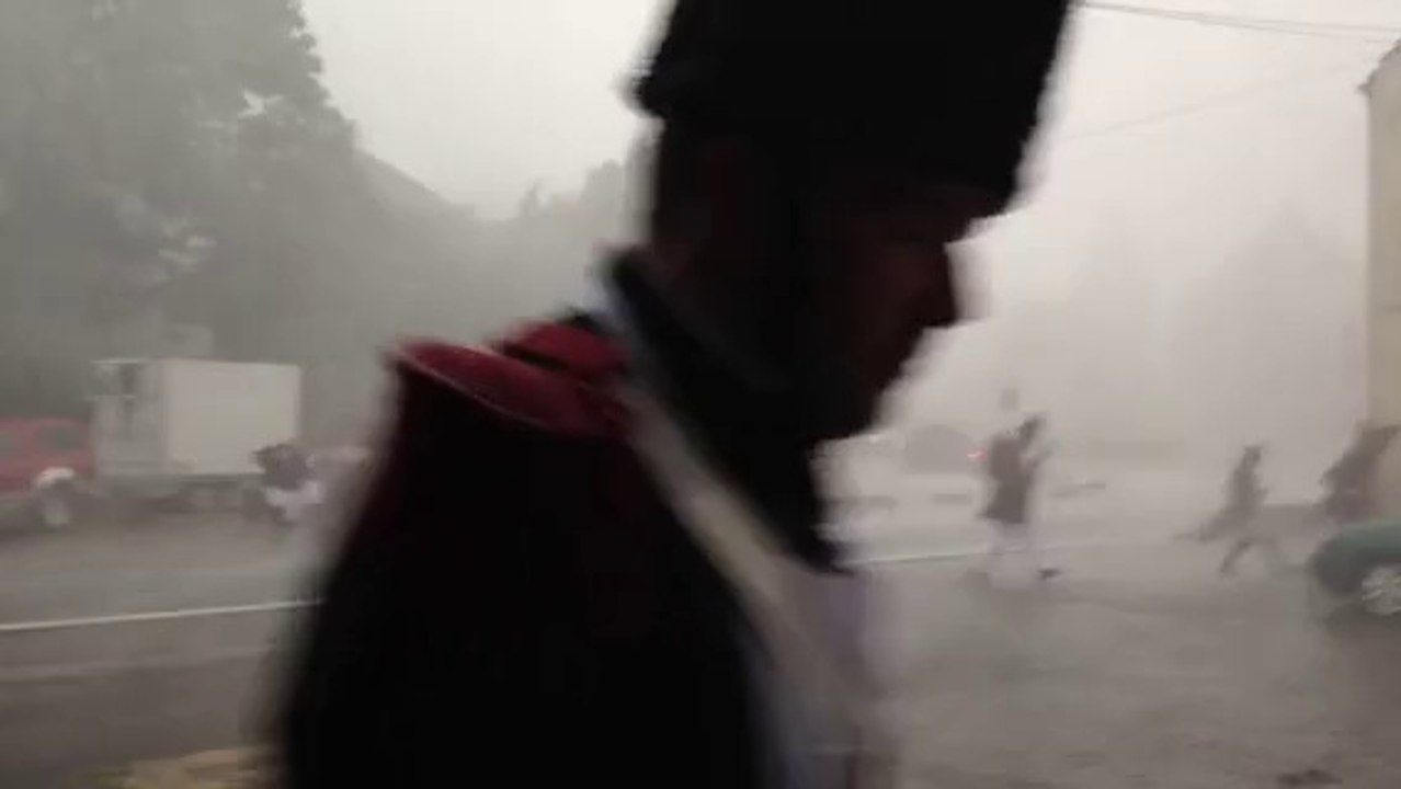 La marche de ste Rolende interrompue