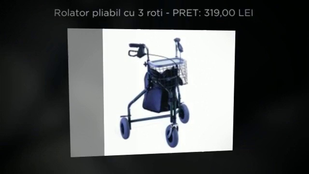 Rolator ortopedic | Cadru de mers cu 2, 3 sau 4 roti