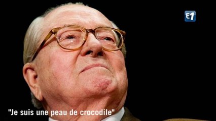 Le Pen : "je suis une peau de crocodile"