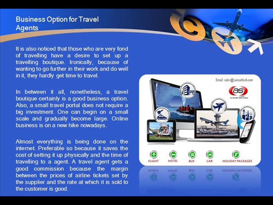 Corporate Travel Agency Solutions - @Axissoftech.com
