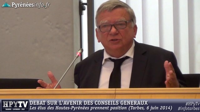 [HAUTES-PYRENEES] Disparition des Départements La position de Jean Glavany (6 juin 2014)